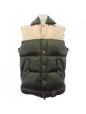 Louis Vuitton Leather Accent Sleeveless Puffer Jacket Down Vest
